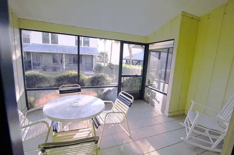 Townhouse patio